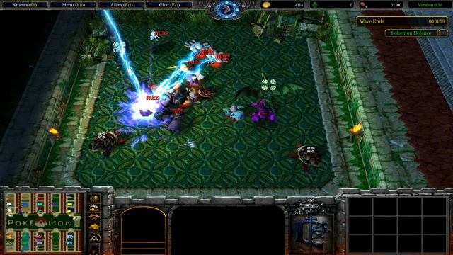 Warcraft III: TFT - (CUSTOM) 348 - Pokemon Defense Final - Chyť je všechny смотреть онлайн