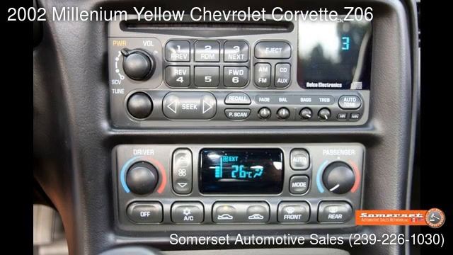 2002 Millenium Yellow Chevrolet Corvette Z06 - Fort Myers, FL 33912 - Used Cars смотреть онлайн