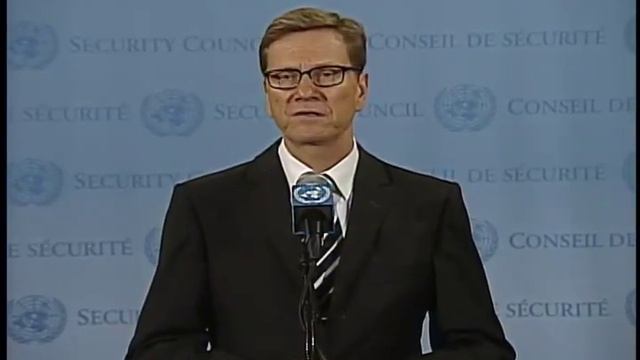 Security Council Stakeout: Foreign Minister Westerwelle on Syria, 24 September 2012 смотреть онлайн