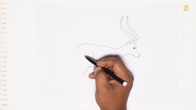 Realistic Impala drawing easy | African animals drawings | How to draw Impala step by step antelope смотреть онлайн