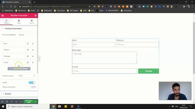 Créer un formulaire de contact sur WordPress avec Elementor (Stop Contact Form 7 ou WPForms !) смотреть онлайн