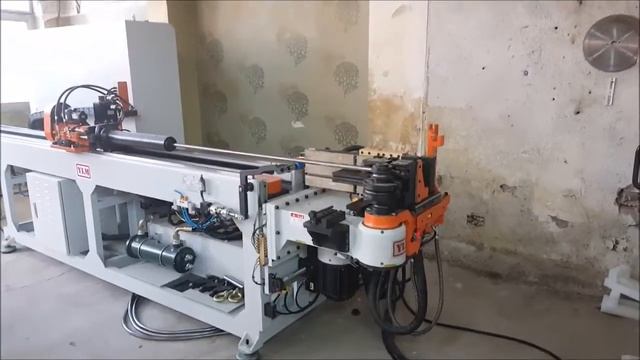 Изготовление каркаса для кресла на трубогибе. Гибка проталкиванием. смотреть онлайн