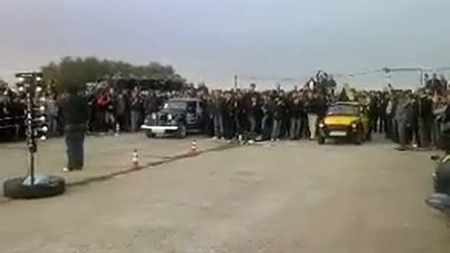 Из моих архивов. drag racing, Мариуполь.Заезд ветеранов. смотреть онлайн