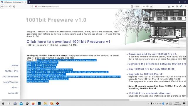 Cara Instal Plugin Extensions 1001 Bit di Sketchup смотреть онлайн