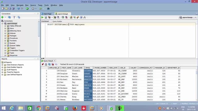 Administration de base de données Oracle - 20 - La fonction INITCAP смотреть онлайн