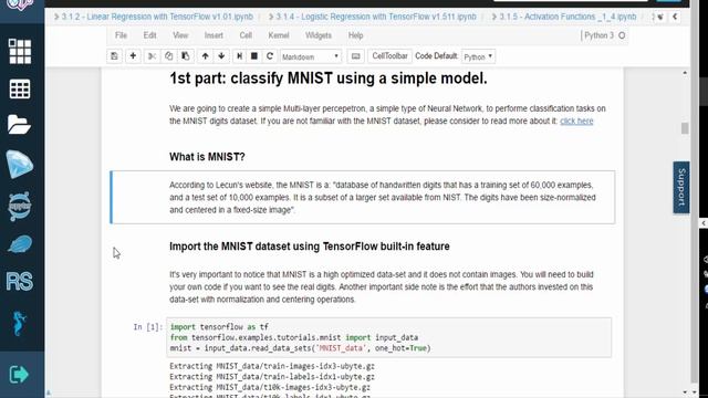 Deep Learning with Tensorflow - The MNIST Database смотреть онлайн