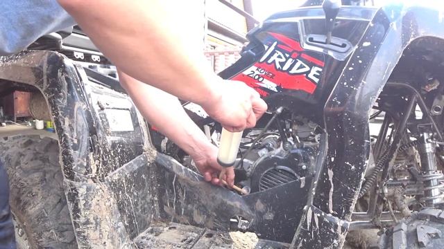 Замена масел в квадроцикле IRIDE ROVER200 смотреть онлайн