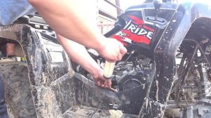 Замена масел в квадроцикле IRIDE ROVER200