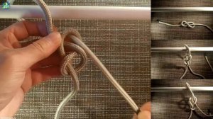 Вязание узла: восьмерка вокруг опоры