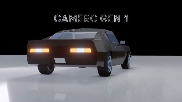Camero Gen 1- low poly car (Blender) смотреть онлайн