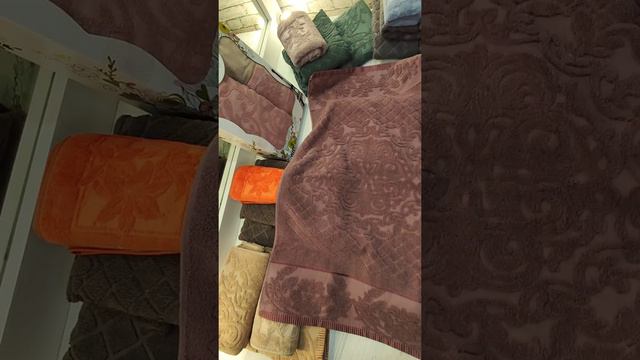 🍃Подарочный набор из 3-х полотенец в пастельных тонах смотреть онлайн