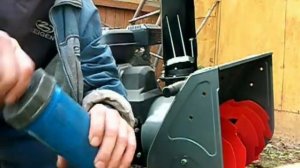 замена масла в снегоуборщике
