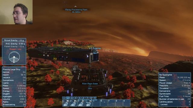 Space Engineers - Installing the Welding Gantry смотреть онлайн