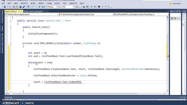 C# - How To Search And Select Text In RichTextBox From TextBox Using C# [ with source code ] смотреть онлайн