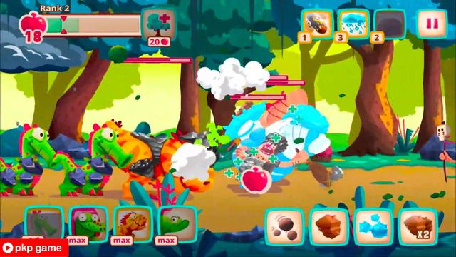 Dino Bash 🔔 Trailer All Level Gameplay ⛱ Pkp Game