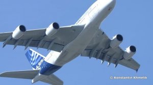 А380 крутой заход МАКС 2013 F-WWDD