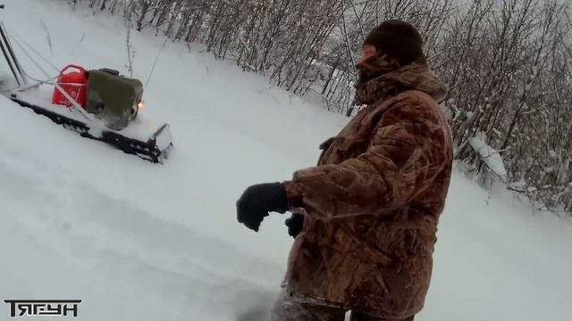 100 км на мотобуксировщике ТЯГУН смотреть онлайн