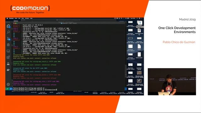 Codemotion Madrid 2019 I One Click Development Environments (Spanish) - Pablo Chico de Guzman смотреть онлайн