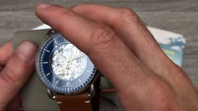 Fossil Commuter Automatic Brown Luggage Men’s Watch ME3159 (Unboxing) @UnboxWatches