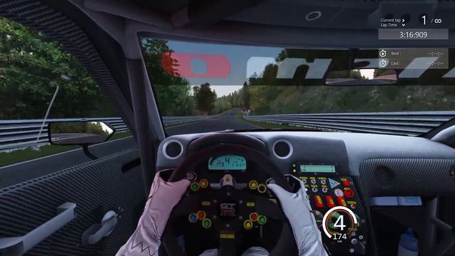 Assetto Corsa | nurburgring tourist | Nissan GT-R GT3 (6:37) смотреть онлайн