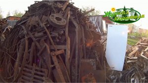 КУЧА МЕТАЛЛА РАСТЁТ! ПРОДОЛЖАЕМ ПОПОЛНЯТЬ ЕЁ ТЯЖЕЛЫМ ЖЕЛЕЗОМ! КОП МЕТАЛЛОЛОМА НА ФЕРМЕ