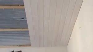 монтаж потолка вагонкой штиль