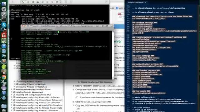 Installing Alfresco 4.1.5 in Tomcat on CentOS 6 смотреть онлайн