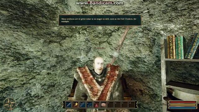 Gothic 3 Bring the Fire Mage Sebastian some healing plants смотреть онлайн