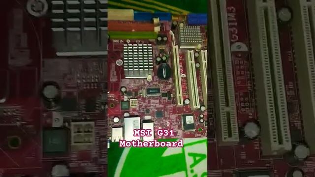 Computer Motherboard Repaired G31 MSI Brand old DDR2 Technology #computer #motherboard #g31#ddr2 #p смотреть онлайн