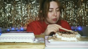 ТОРТЫ МОРОЖЕНОЕ ШОКОЛАДНЫЙ МУКБАНГ | CHOCOLATE ICE CREAM CAKE ASMR MUKBANG | 먹방 [ Eng Sub]
