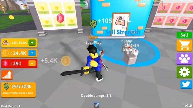 СИМУЛЯТОР МЕЧА В РОБЛОКС \ Blade Simulator Roblox смотреть онлайн
