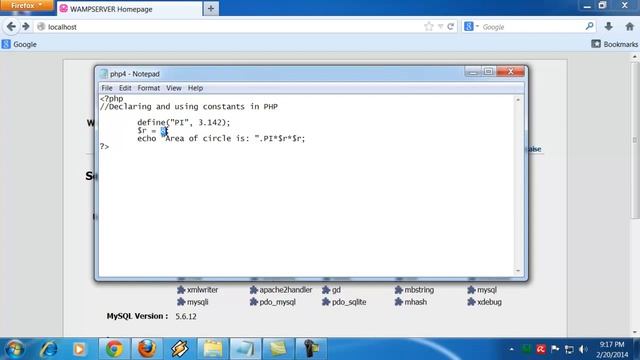 Constants in PHP смотреть онлайн