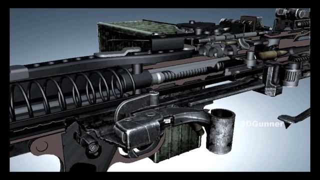3D Animation: How a MG42 Machine Gun works смотреть онлайн