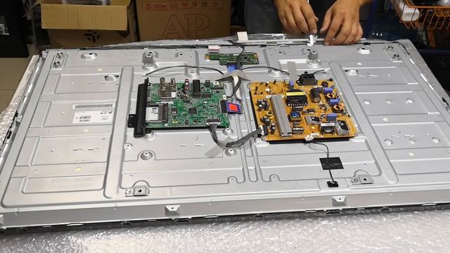 Замена подсветки на телевизоре LG 42lb552V. Новая подсветка с Aliexpress