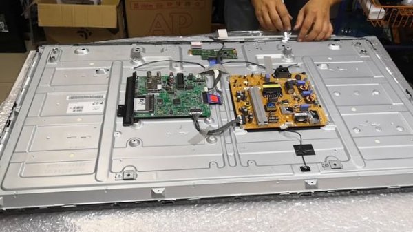 Замена подсветки на телевизоре LG 42lb552V. Новая подсветка с Aliexpress