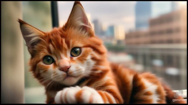 РЫЖИЙ КОТ веселая песня про котов и кошек, рыжая кошка, рыжий котенок, видео с котятами песни 2024 смотреть онлайн