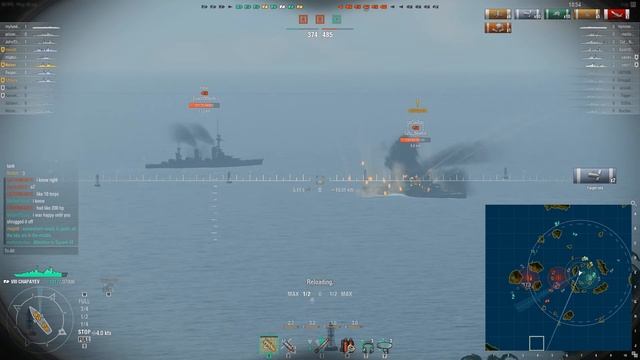 World of Warships - Chapayev Chases Victory смотреть онлайн