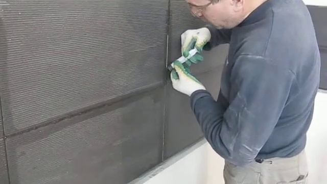 Клеим фартук, 10 ролик Затирка. Эксперимент. смотреть онлайн