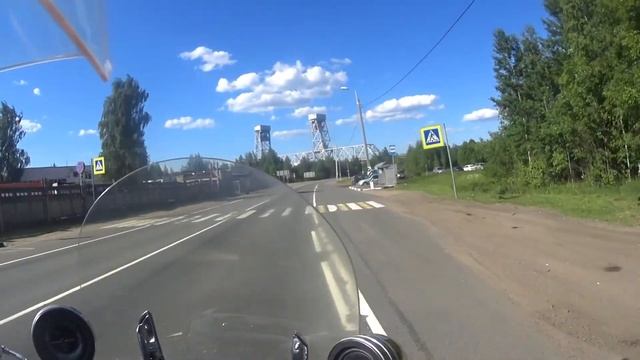 Прогулка по г.Лодейное Поле и по объездной смотреть онлайн