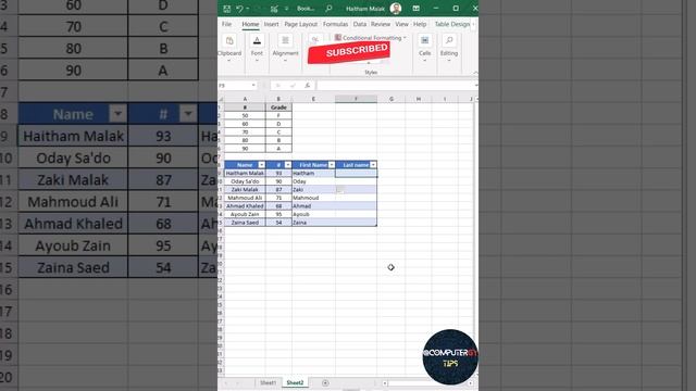 Excel Ctrl+E Tips смотреть онлайн