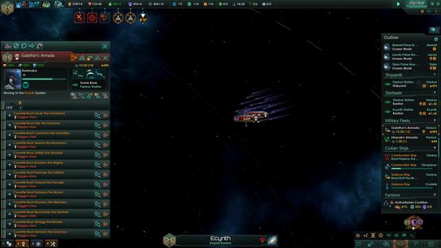 In Deep Space! Stellaris YouTuber War Season 2 Highlights смотреть онлайн
