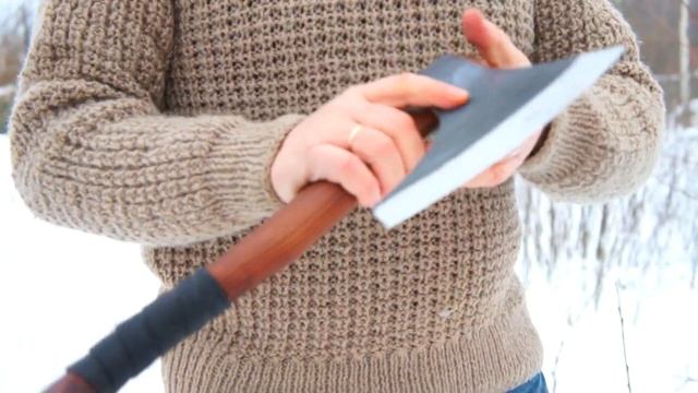 Овладейте искусством рубки мяса нашим мясницким топором ручной работы! смотреть онлайн