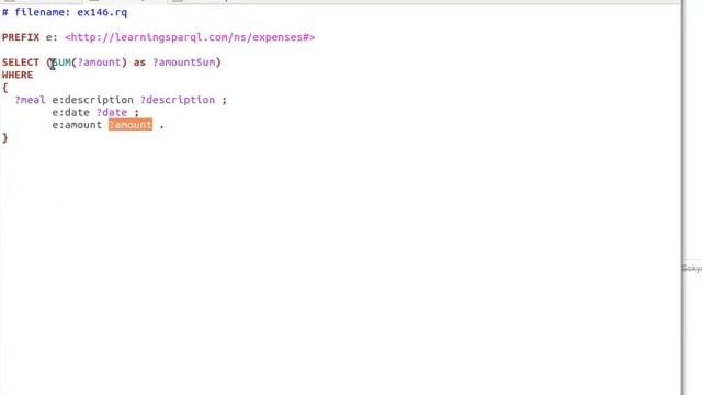 Simple SPARQL Tutorial 19/29: Using SUM and AVG смотреть онлайн