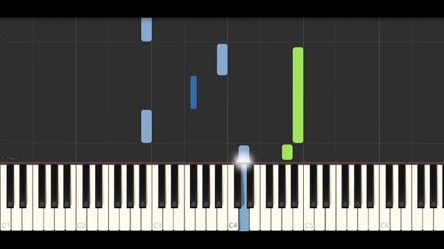 Sayonara No Natsu Synthesia Tutorial смотреть онлайн