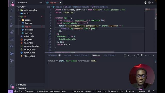 Learn how to fetch API in React JS смотреть онлайн