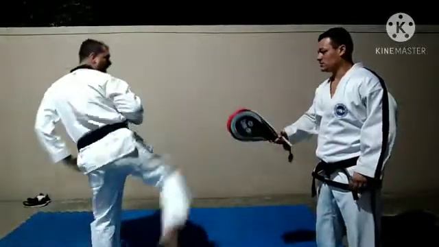 Aula Taekwondo ITF - treino técnica com o professor Diego Gama смотреть онлайн