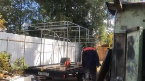 Баня на колёсах. Прицеп баня.