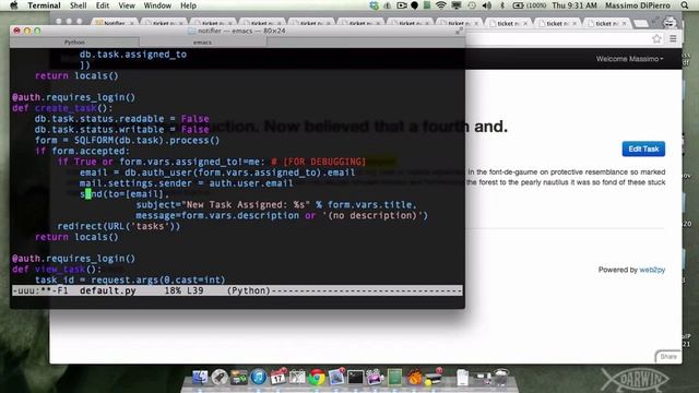 Web development with Python and web2py Part4 смотреть онлайн