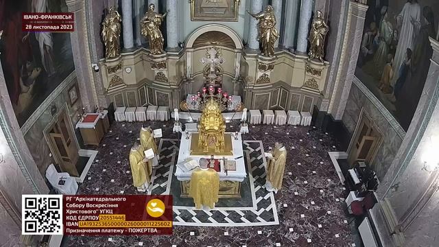 08:00 | БОЖЕСТВЕННА ЛІТУРГІЯ 28.11.2023 Івано-Франківськ УГКЦ смотреть онлайн