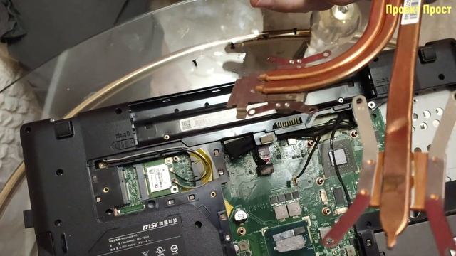 Греется Ноутбук MSI GE60 2PL Apache. Замена системы охлаждения. На систему от ноутбука MSI GE60 OND смотреть онлайн